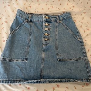 Topshop Denim Skirt